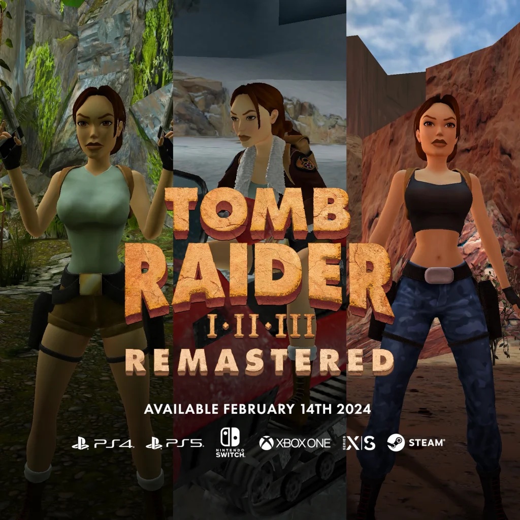 Aspyr Crystal Dynamics Reveal Tomb Raider I III Remastered Starring Lara Croft Coming To Pc